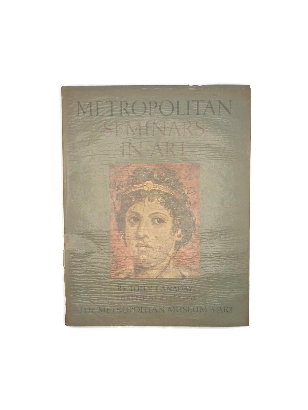 Vintage 1958 Metropolitan Seminars in Art Book: Portfolio 8 Fresco Prints